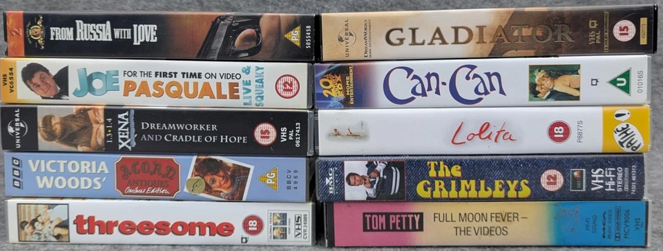 Various VHS Films Video Movies - FREEPOST - Image 1 of 1