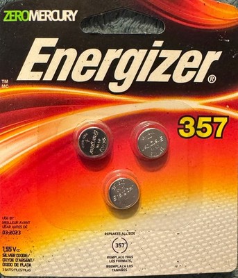 Energizer 357 Battery - 1 Pc / 3 per Pkg.