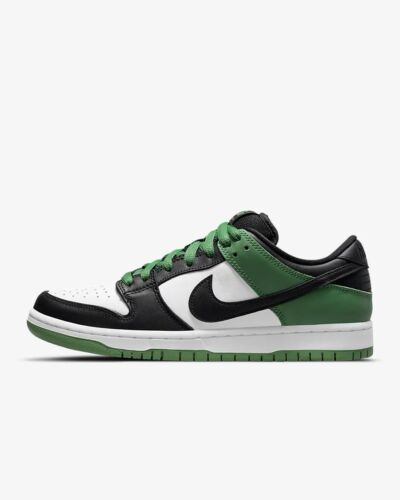 Herren Nike Dunk Low Pro SB Zoom Air Turnschuhe Skate Klassisch Grün Weiß Schwarz - Bild 15 von 22