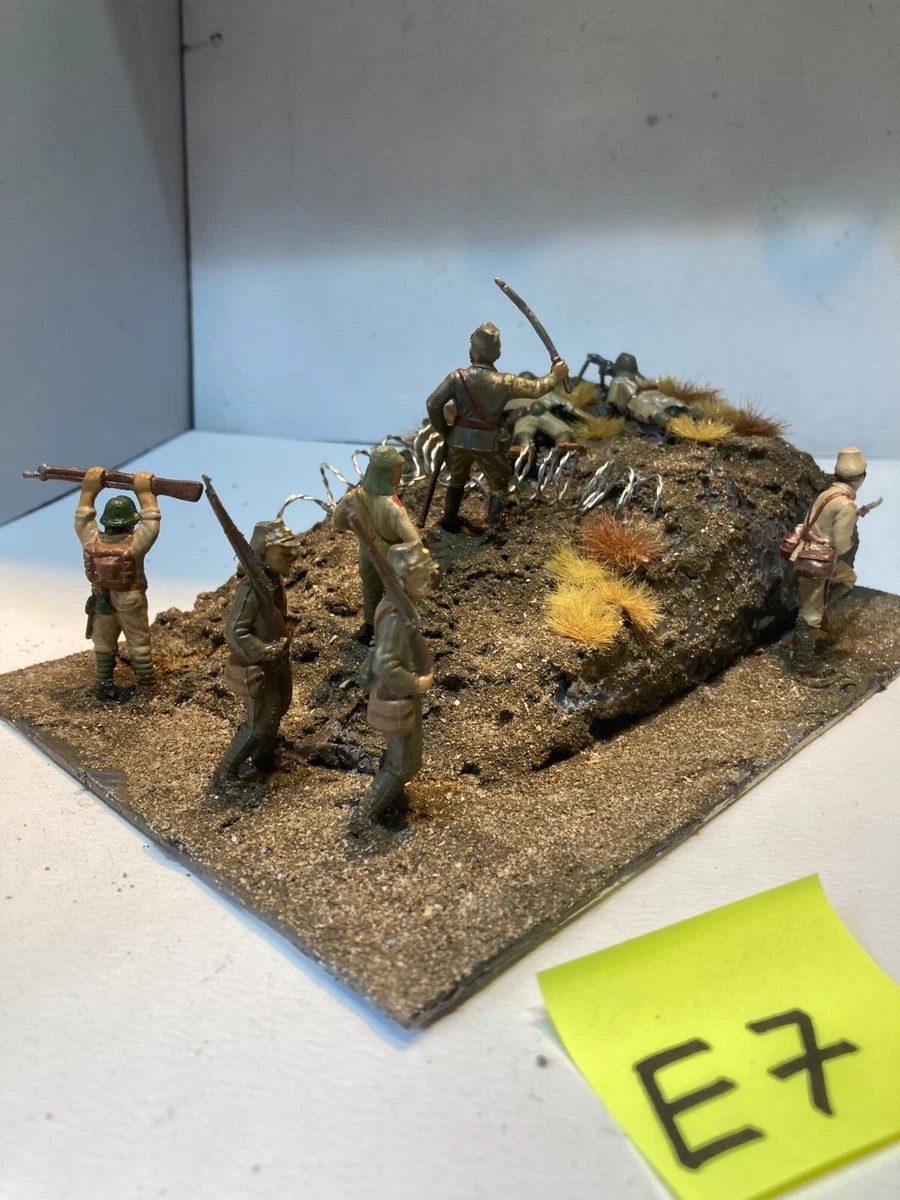 WW2 Hand made diorama 1 32 scale Japanese troop scene eBay