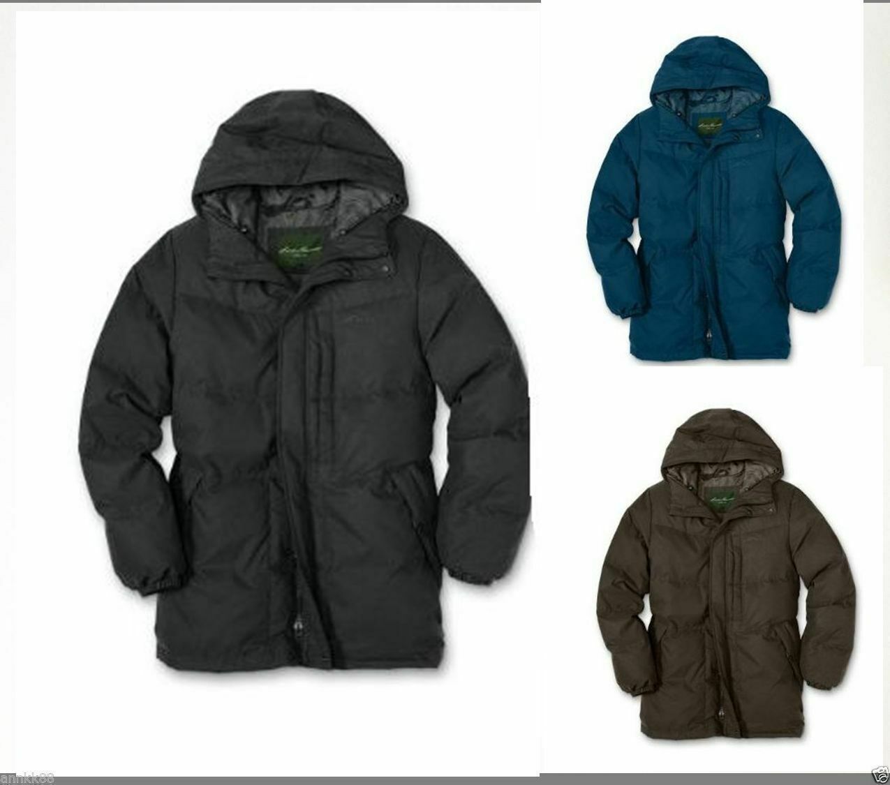 NWT Eddie Bauer Mens Essential Yukon Classic Down Parka 550 FP Down