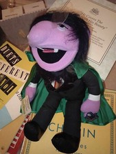 Sesame Street Vintage 1993 The Count  Von Count Plush Cape Applause Toy Stuffed,