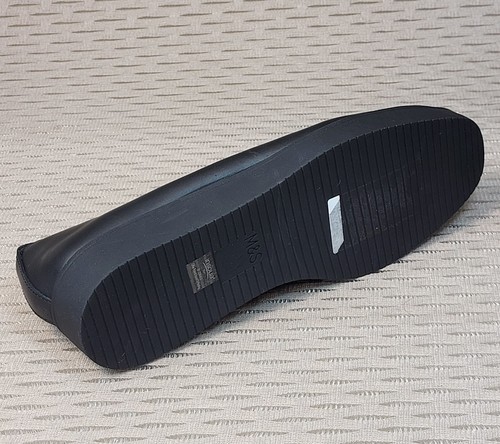 Mocassins compensés bas en cuir véritable M&S ~ Taille 6 ~ NOIR (prix de vente conseillé 45€) - Photo 5/5
