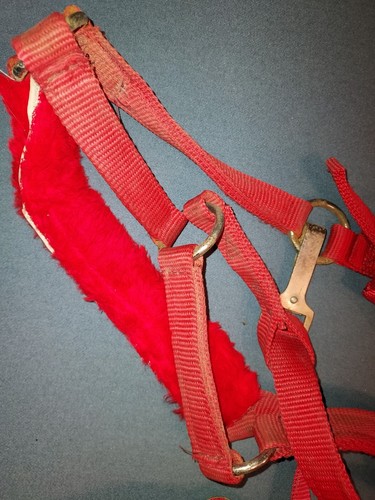 Vintage Ronmar Horse Show Halter Red American Native Style with Misc. Parts - Picture 6 of 6
