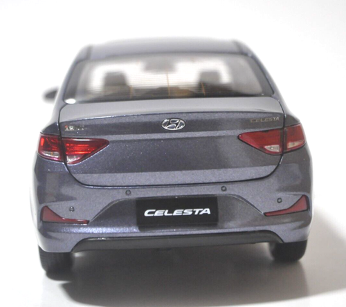 Beijing Hyundai Celesta 2017 model car in Blue 1/18 - Picture 6 of 8