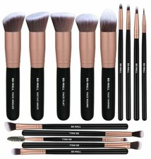 Makeup Brushes Premium Synthetic Foundation Powder Concealers 14 Pcs Brush Set