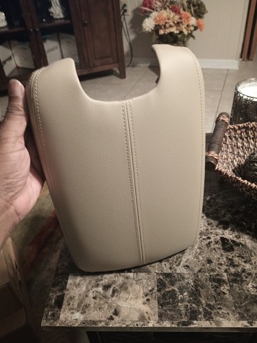 Fits Honda Accord 08-12 Beige Synthetic Leather Center Console Armrest Lid Cover