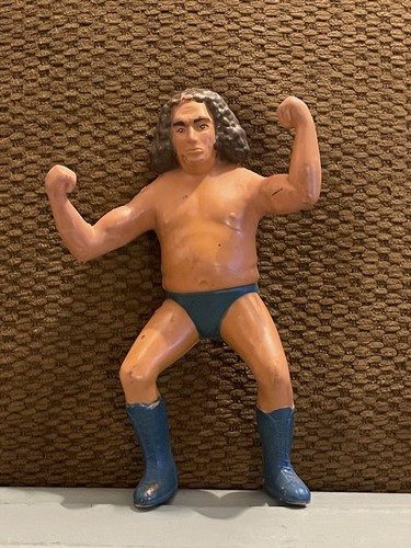 1984 WWF LJN Andre The Giant long hair wrestling f...