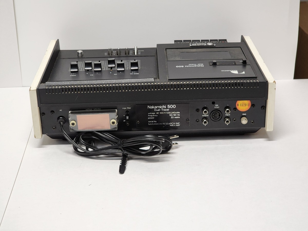 ラジオ・コンポ Nakamichi 500 Dual- Tracer Nakamichi 500 Dual