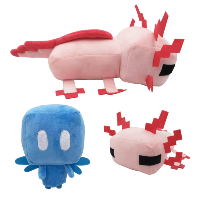 23 30cm cute axolotl allay plush toy minecraft soft stuffed doll kids