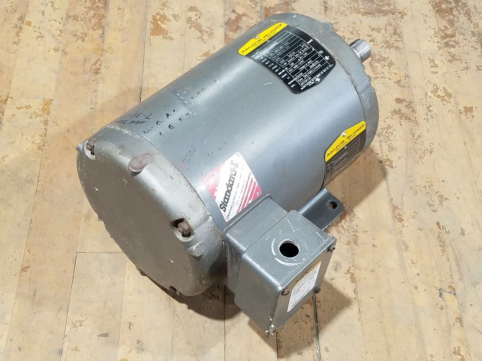1.5HP Baldor Industrial Electric Motor 184T 975RPM 3PH 190-208V/308-415V 50Hz - Image 4 of 4