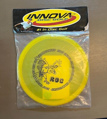 2007 USDGC Innova Champion Roc. 180g. Yellow w/ Black Stamp.