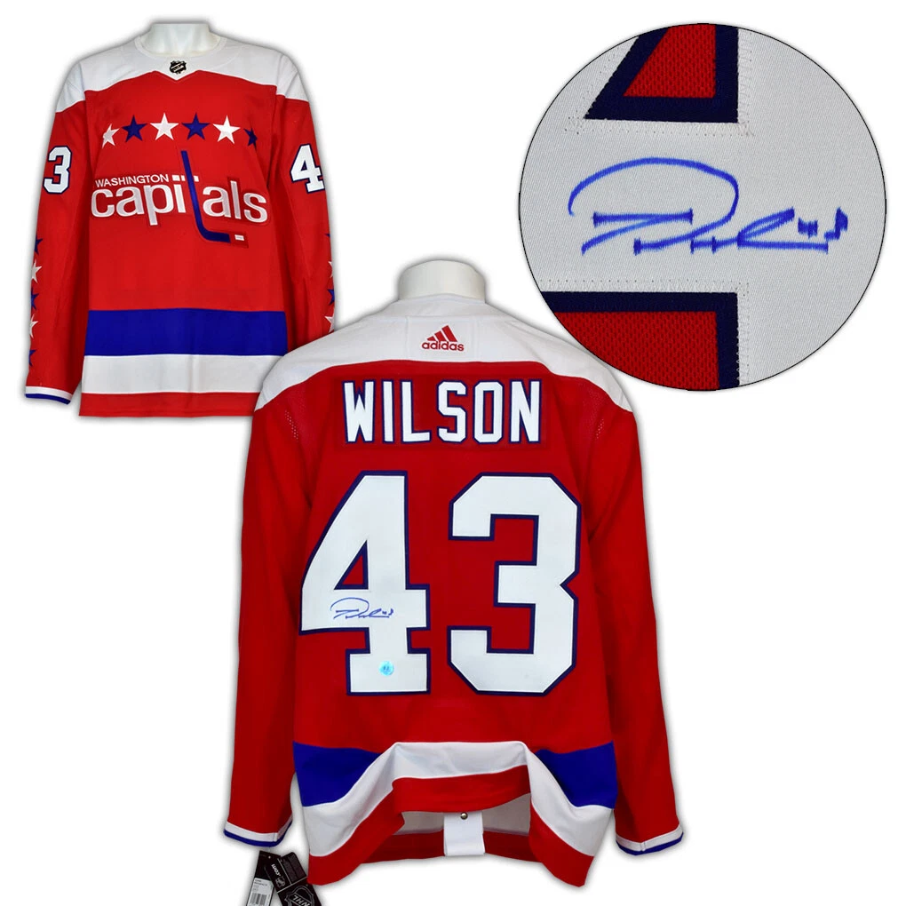 Tom Wilson Washington Capitals Signed Retro ALT Adidas Jersey eBay
