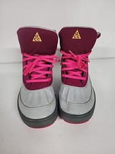 Nike Girls Raspberry Red/Gray ACG Woodside Boots 524877-601 Size" 5Y