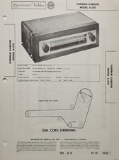 SAMS PHOTOFACT SERVICE MANUAL 333-7 HARMAN KARDON MODEL A-310