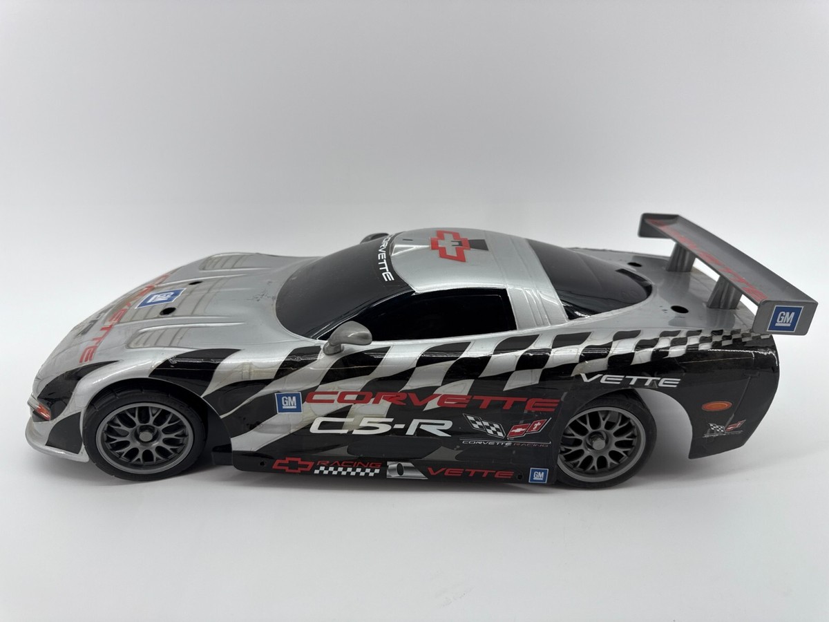 ホビーラジコン corvette c5-r 1/10 Radio Shack RC Corvette C5-R Yellow Track Car | eBay
