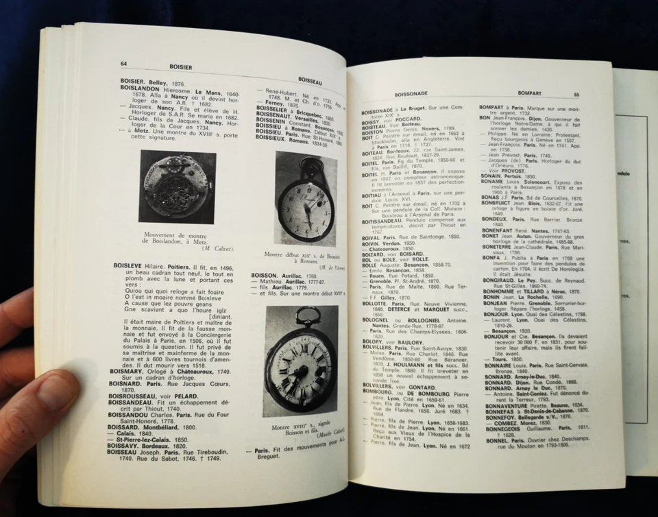 Dictionnaire des Horlogers Français Tardy 1972 complet livre horlogerie - Photo 3/3