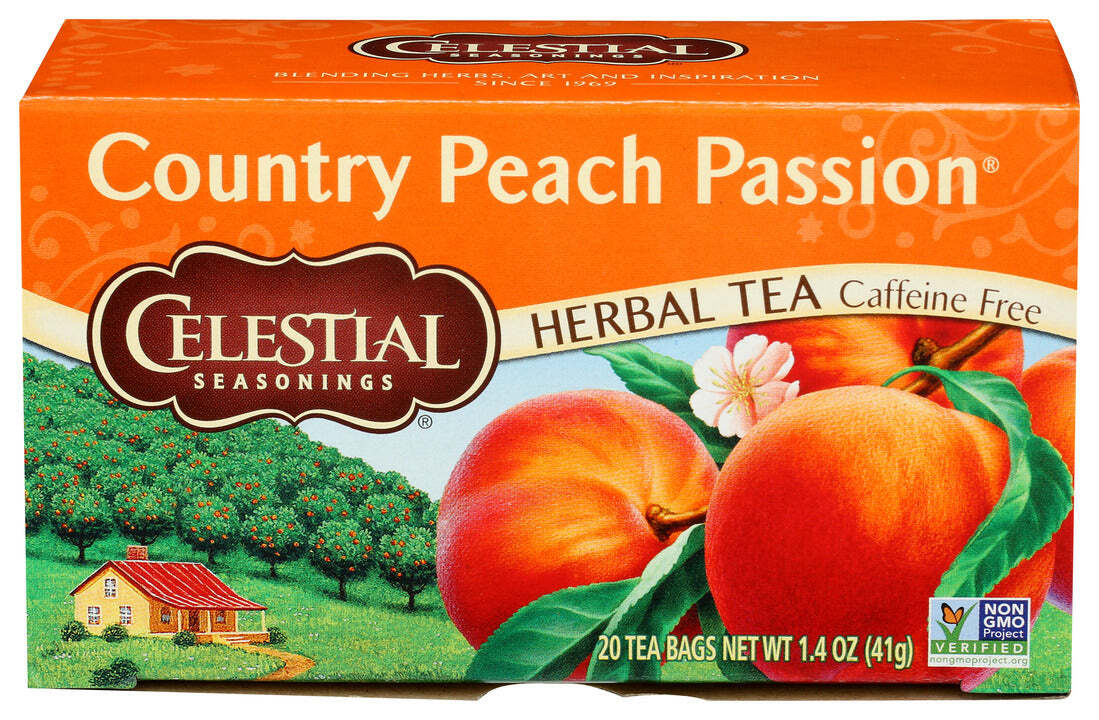 Celestial Seasonings Herbal Tea Country Peach Passion 20 Tea Bags 2390₽