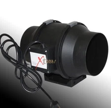 Quiet Inline Air 6" Inline Mixed Flow Fan 341CFM 60Hz 120V 70W 6 Inch