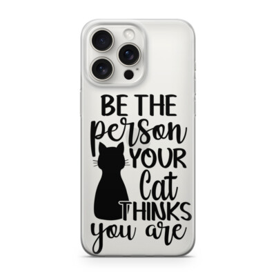 Sunny-Case Handyhülle für Samsung S22 ULTRA person cat thinks you are Nr.762 H