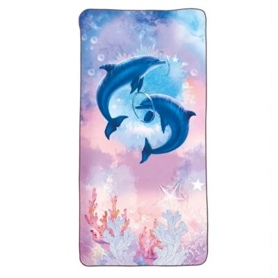 Roth Kinder-Badetuch Delfine 60x120 cm