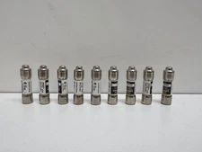 LOT OF (9) NEW OLD STOCK! BUSSMAN 2A 600VAC FAST ACTING FUSES KTK-R-2