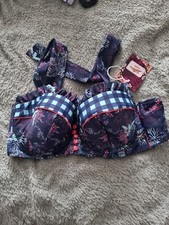 WOMENS  JOE BROWNS 36C   underwired bikini top new bnwt new  U/W  bikini bnwt