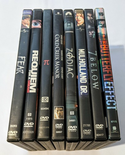 Fear, Mulholland Dr, Requiem For A Dream, Pi, Zodiac, Butterfly Effect &7 Below - Picture 2 of 6