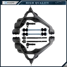 Front Control Arm and Ball Joint Sway Bar Tie Rod For 2011-19 GMC Sierra 3500 HD