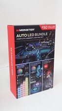 Monster 5 Piece Auto Led Lighting Strips Brand New Car Bundle Kit 3mnlt0872bol2 Monster 5 Piece Auto Led Lighting Strips Brand New Car Bundle Kit 3mnlt0872bol2