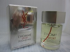 L'HOMME SPORT YVES SAINT LAURENT 3.3 oz / 100 ML EDT Spray Sealed Batch # 38L802