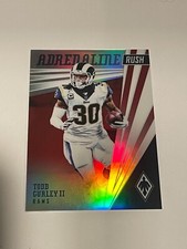 2019 PANINI PHOENIX ADRENALINE RUSH RED REFRACTOR TODD GURLEY #8 RAMS 106/299