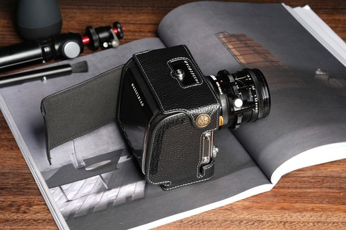 Handmade Leather Camera Half Cover Protection Case Base For Hasselblad 907x100c - Picture 16 of 26