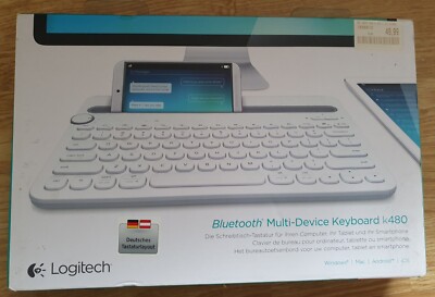 Logitech Multi Device Keyboard K480 Weiß Wie Neu