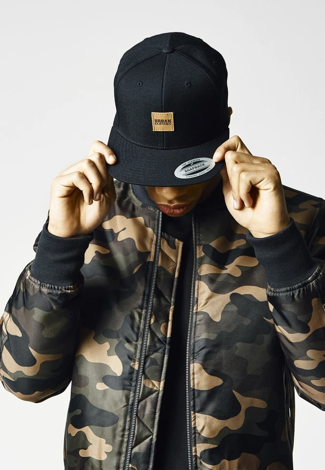 Urban Classics Bomber Jacke Camo Basic Bomber Jacket Wood Camouflage - Bild 2 von 3