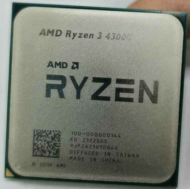 AMD Ryzen 3 4300G AM4 3.8GHz Quad Core Desktop 65W CPU AMD Ryzen 3 4300G AM4 3.8GHz Quad Core Desktop 65W CPU