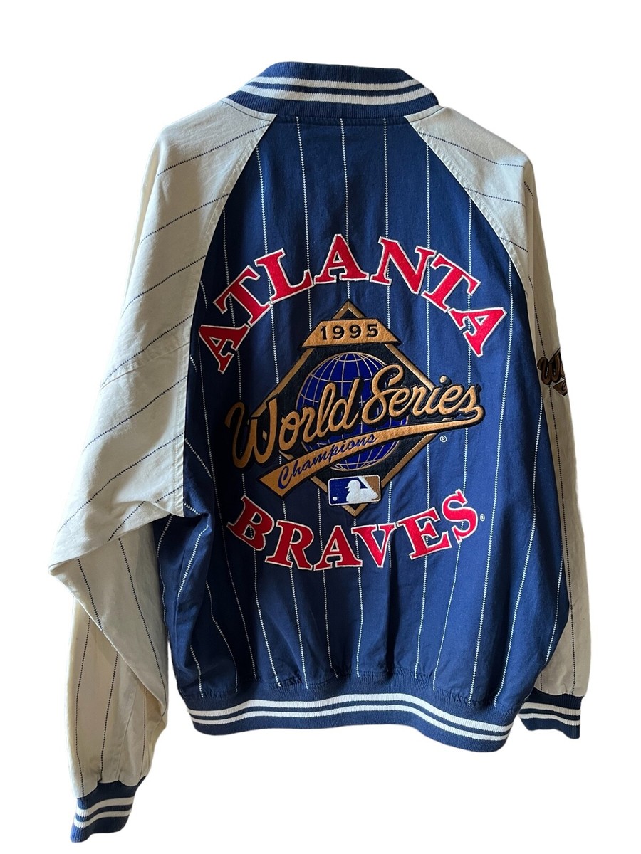 Atlanta Braves 90’s MLB Windbreaker M Vintage Atlanta Braves 1995 World Series Champion Jacket