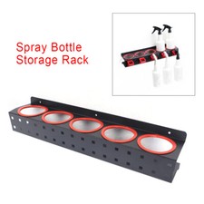 5Spray Paint Can/Bottle Holder Rack Shelf Storage Garage Trailer Shop Wall Mount