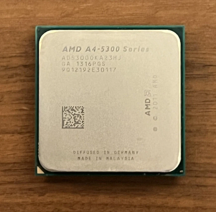 AMD Computer Processors (CPUs) AMD A4-5300 Processor Model Core