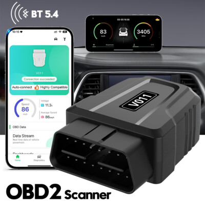 Bluetooth OBD2 Scanner Vehicle Car Engine Error Code Reader Diagnostic Tool APP