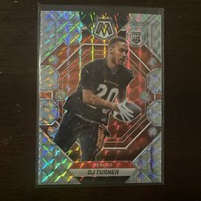 2023 Mosaic Football DJ Turner Silver Mosaic #315