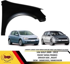VOLKSWAGEN GOLF MK6 2008 - 2013 FRONT WING DRIVER SIDE RIGHT INSURANCE APPROVED