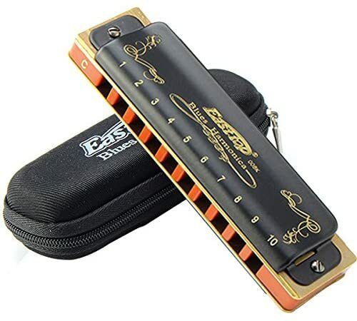 EASTTOP Diatonic Blue Harmonica Set of 1/7/12 10Holes Mouth Organ Harmonica Set - Picture 14 of 19