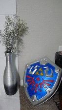 Legend of Zelda LINK BLUE PLASTIC SHIELD Nintendo Disguise COSTUME COSPLAY 19"