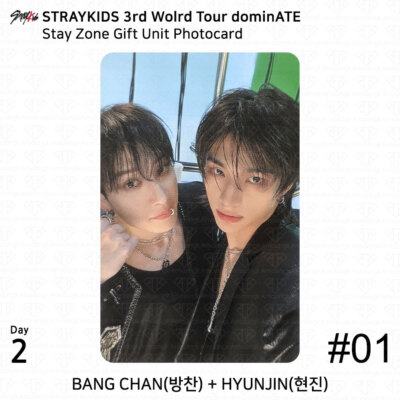 Stray Kids 3rd World Tour dominATE Stay Zone Day1 2 Gift Benefit