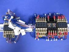 OMRON Relay Assy w/ G6B-1114P Relays and G6C-2117P Power Relays, Track Mount