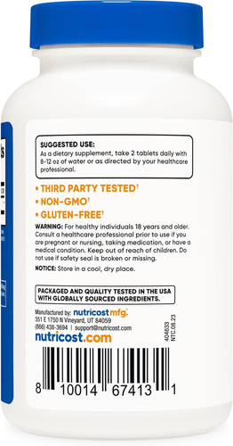 L-Citrulline 2500mg Per Serving 120 Tabs Non-GMO And Gluten Free Supplement New - Picture 4 of 12