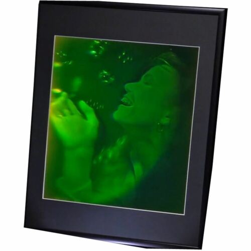 Bubble Girl (Pulse Portrait) 3D Hologram Picture PHOTOPOLYMER MATTTD & FRAMED - Picture 3 of 12