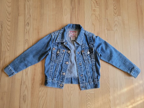 TRUE RELIGION Girls Jean Denim Jacket 