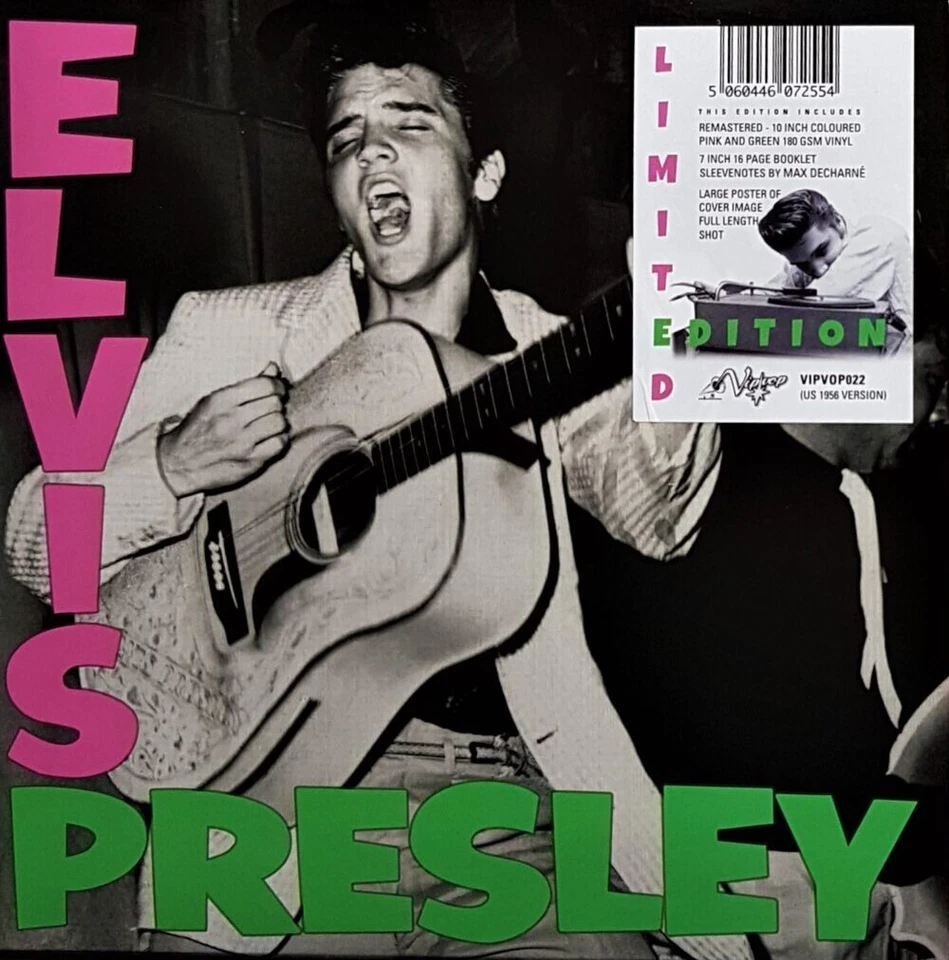 ELVIS PRESLEY LP Elvis Presley PINK & GREEN Vinyl + POSTER + Booklet 800 Made - Image 3 of 4